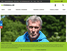 Tablet Screenshot of fussball.de