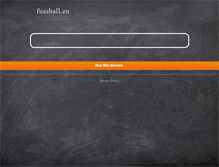 Tablet Screenshot of fussball.eu