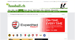 Desktop Screenshot of fussball.ch