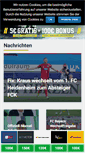 Mobile Screenshot of fussball.com